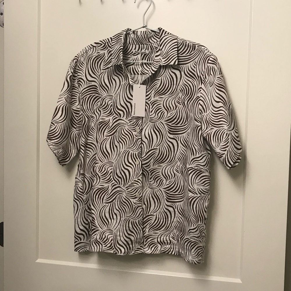 Reformation linen top